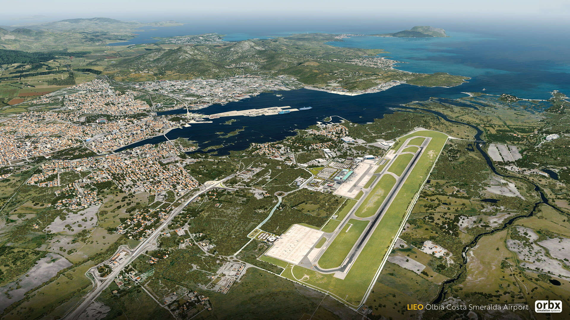 Introducing Olbia Costa Smeralda Airport LIEO Orbx Preview 