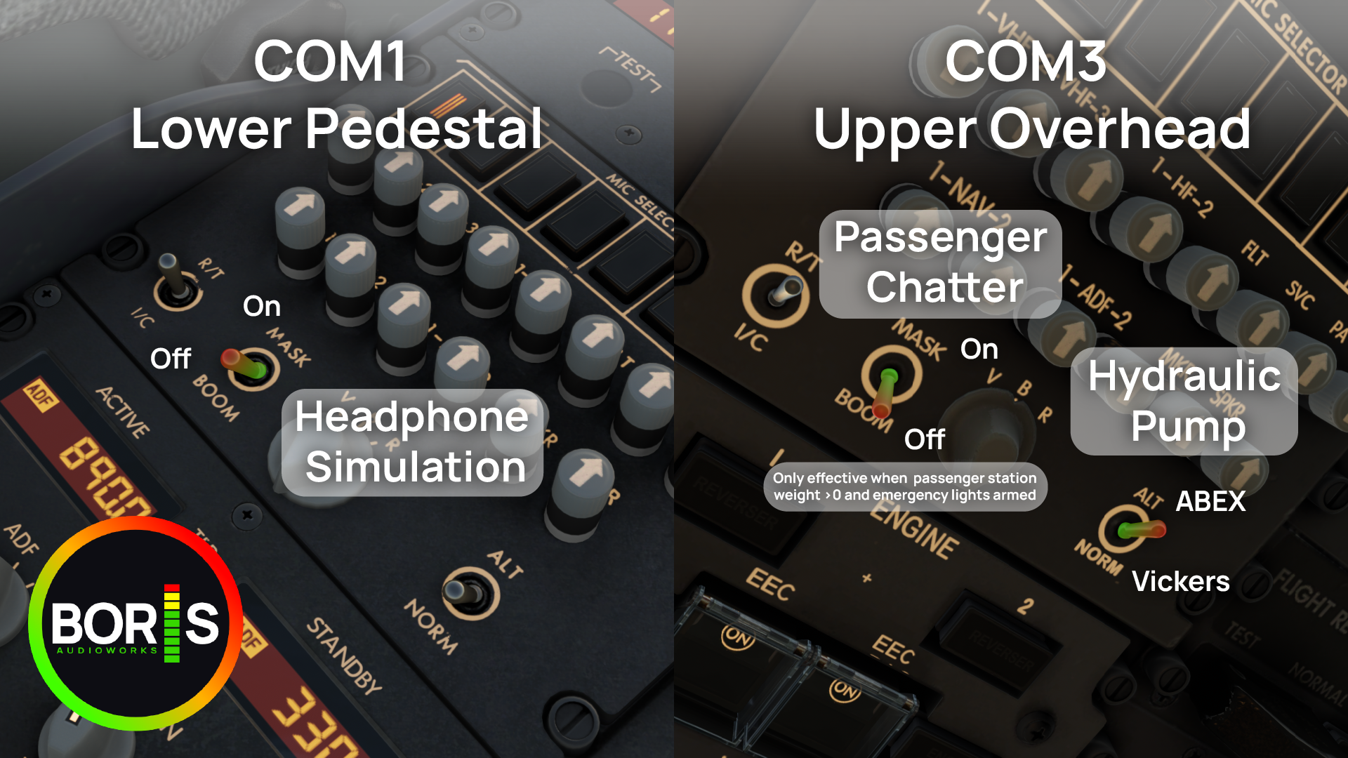 737NG Audio Options