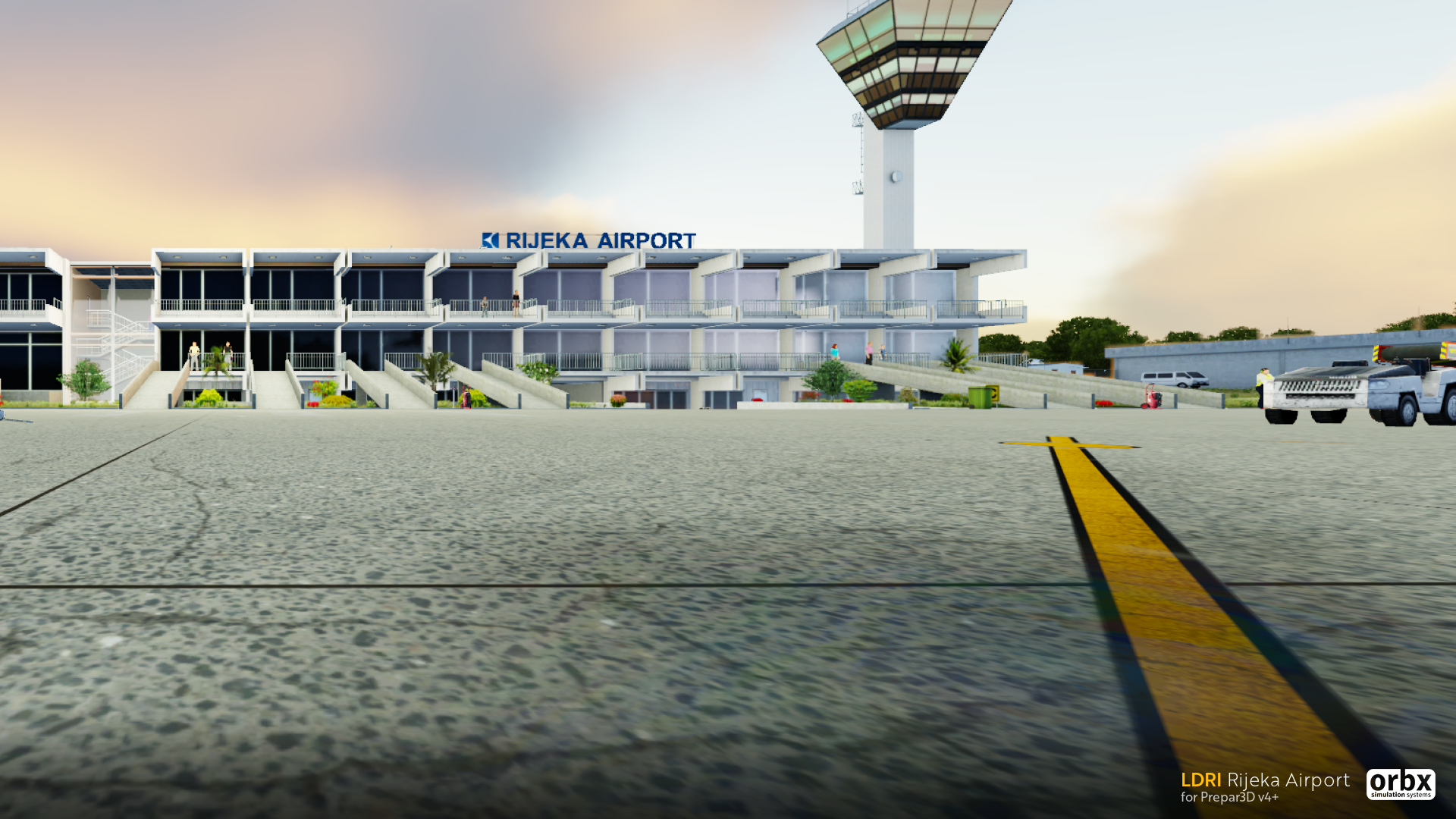 Rijeka International Airport, Croatia P3D V5 - Orbx Preview ...