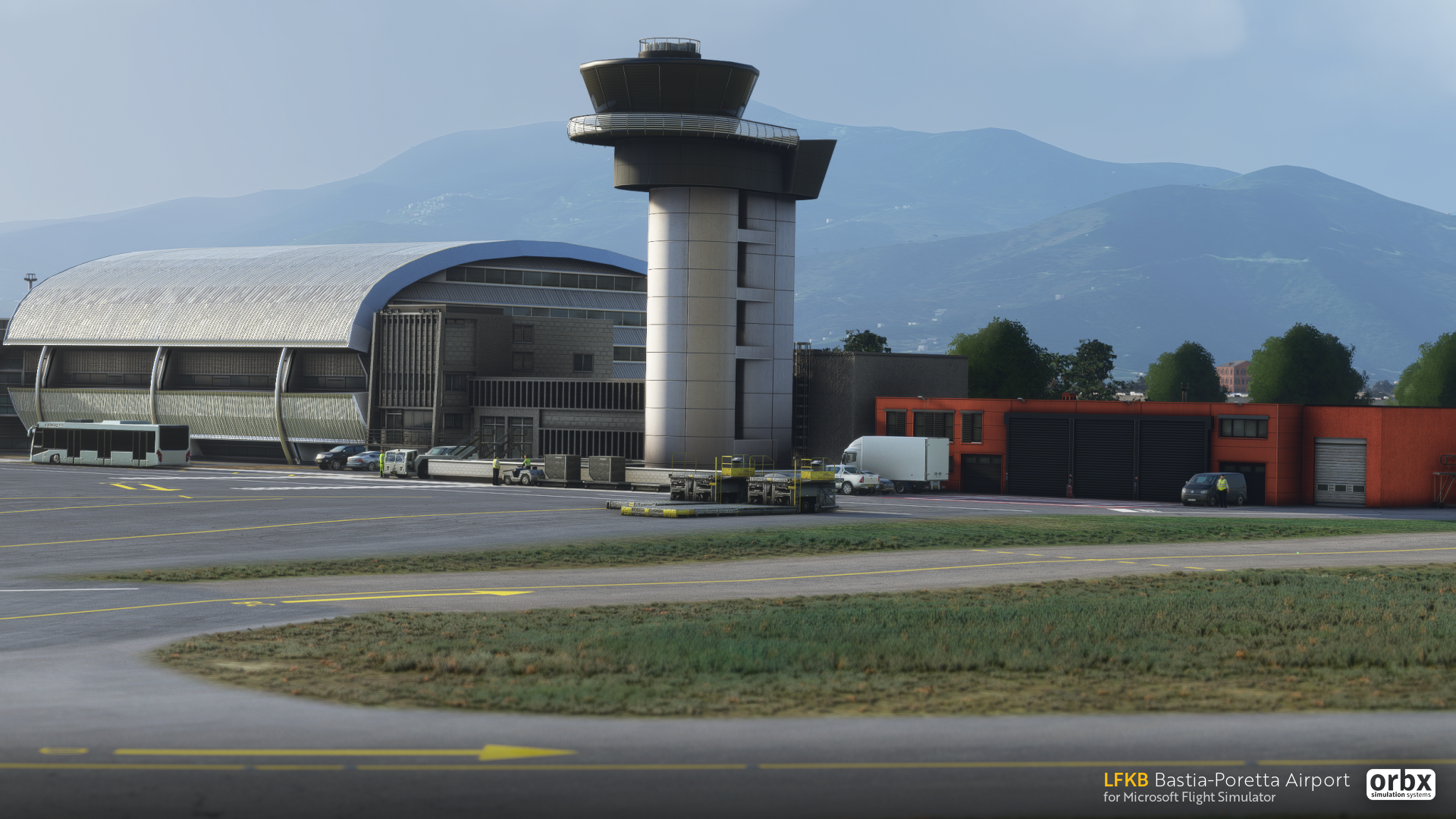 Bastia Poretta Airport For Microsoft Flight Simulator Orbx Preview Announcements Screenshots