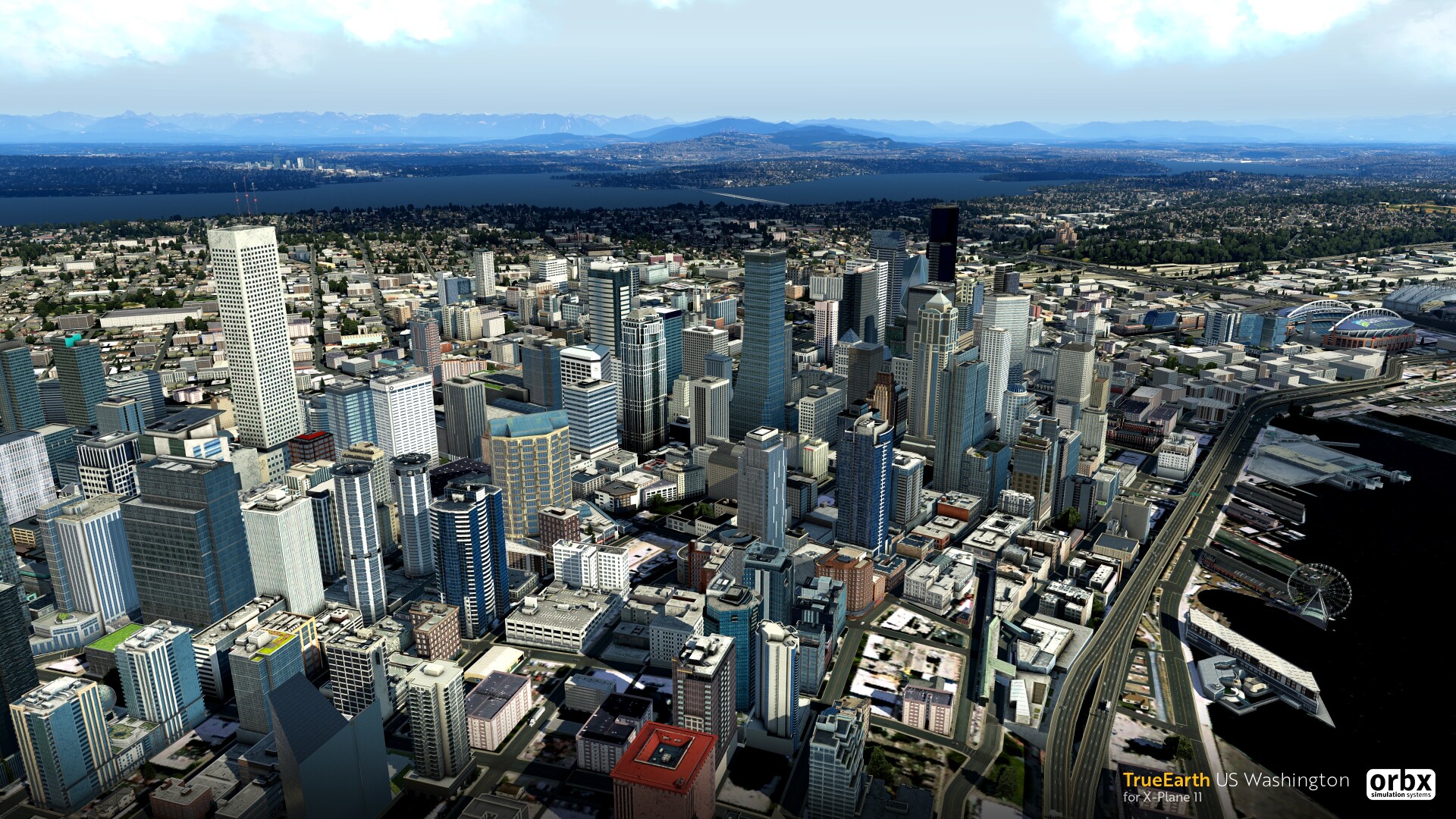 TrueEarth US Washington Seattle Buildings. - Orbx Preview Announcements ...